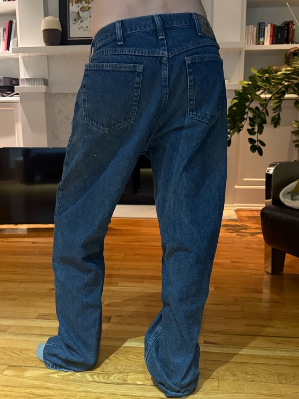 Wrangler Vintage Wide Leg Baggy Jeans 34x34